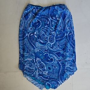 Xhiliration vintage stretch knit pull on skirt